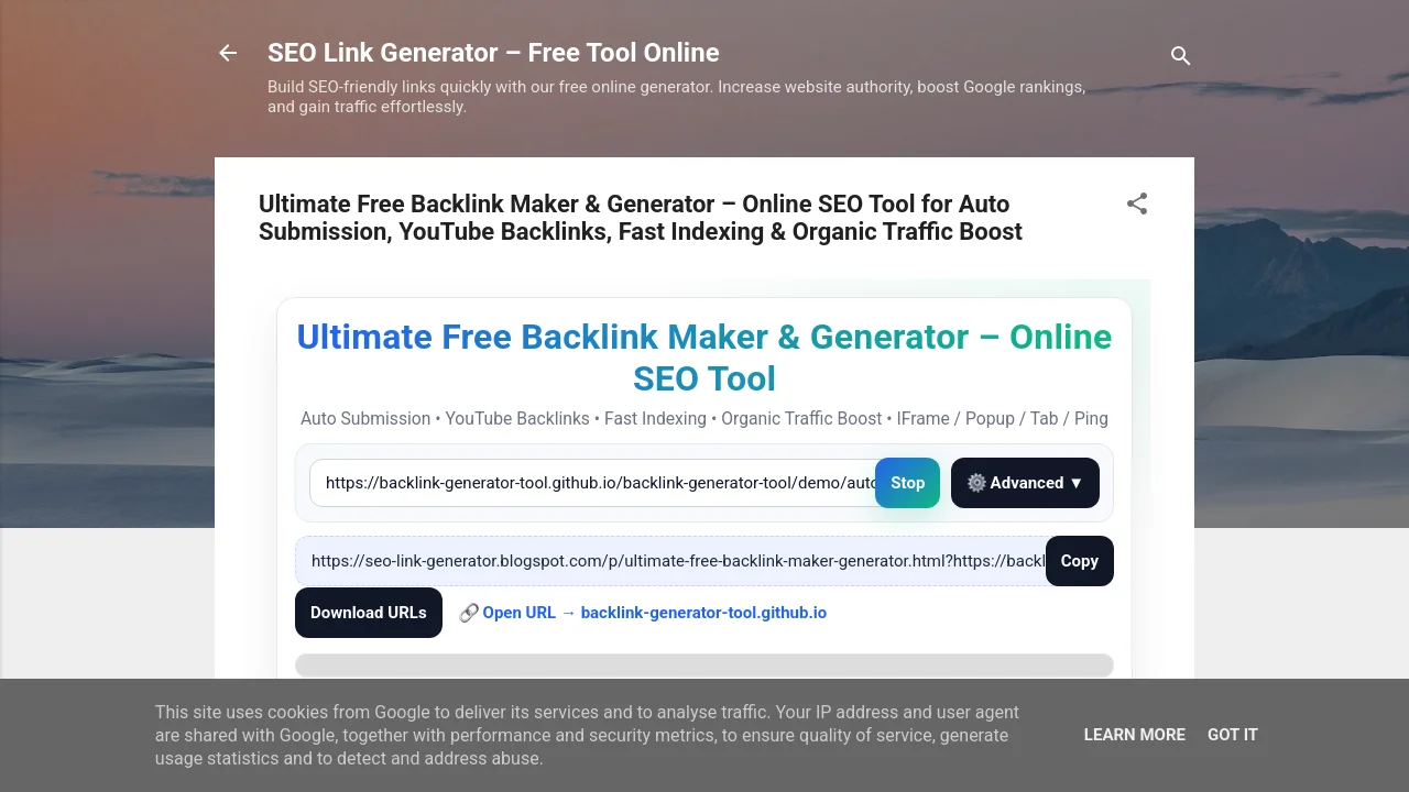 https://seo-link-generator.blogspot.com/?https://backlink-generator-tool.github.io/backlink-generator-tool/demo/automated-backlink-management-and-ranking-optimizer.html/