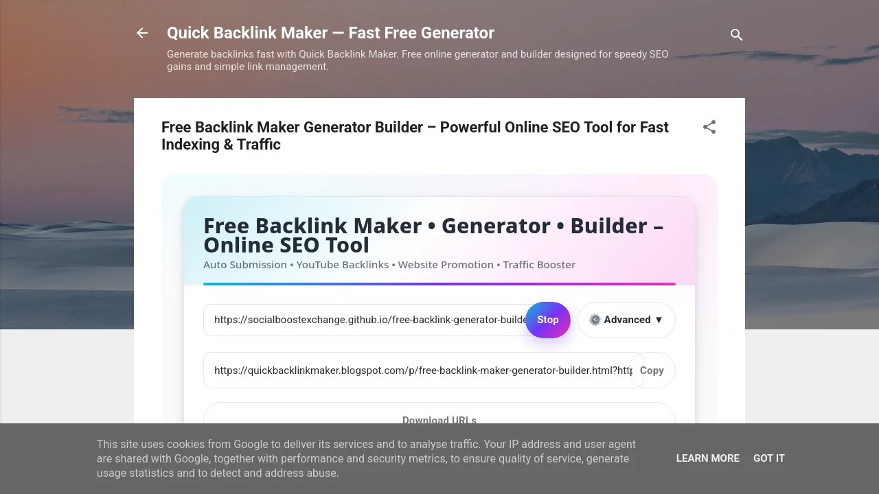 https://quickbacklinkmaker.blogspot.com/?https://SocialBoostExchange.github.io/free-backlink-generator-builder-online/backlink-analyzer-with-detailed-link-report.html/