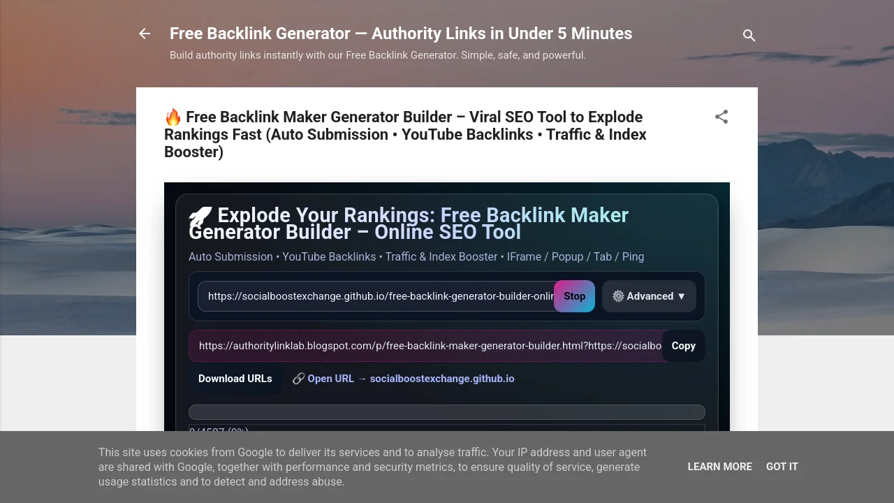 https://authoritylinklab.blogspot.com/?https://SocialBoostExchange.github.io/free-backlink-generator-builder-online/automatic-backlink-generation-system.html/