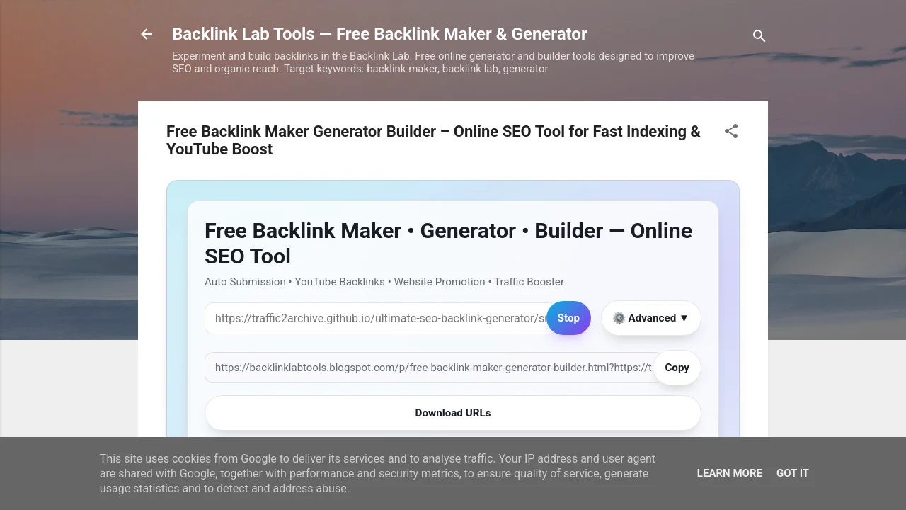 https://backlinklabtools.blogspot.com/?https://traffic2archive.github.io/ultimate-seo-backlink-generator/smart-link-building-tool-for-digital-marketers.html/