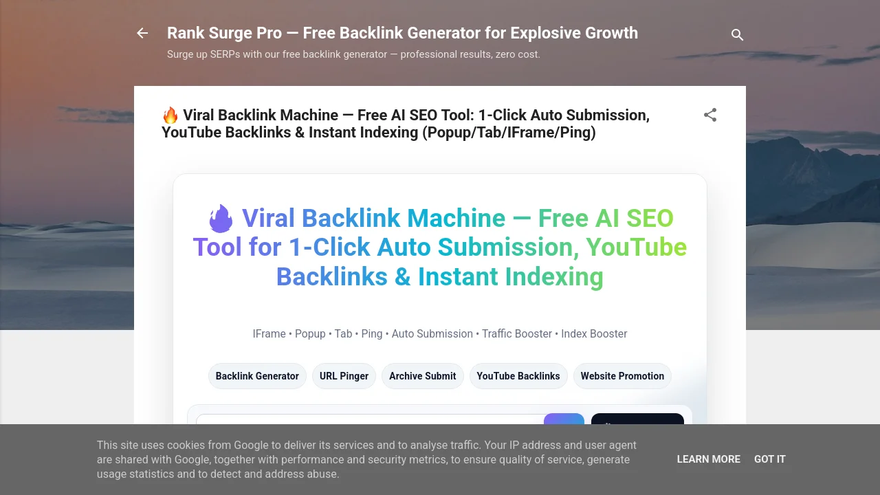 https://ranksurgepro.blogspot.com/?https://traffic2archive.github.io/ultimate-seo-backlink-generator/smart-backlink-analysis-and-creation-platform.html/