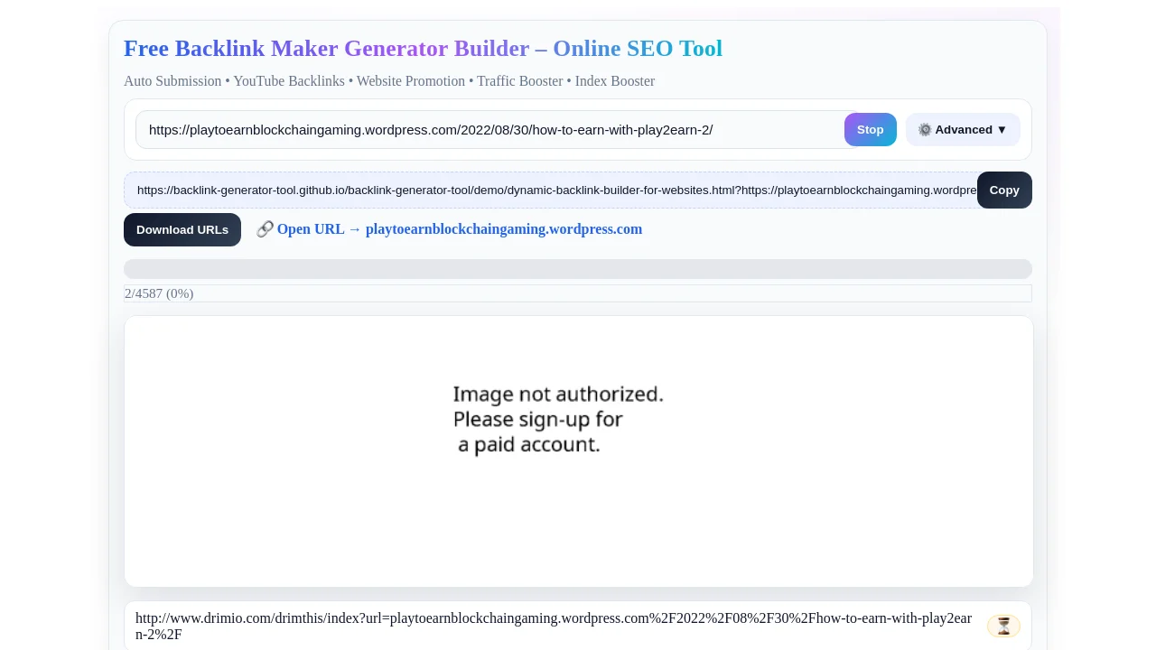https://backlink-generator-tool.github.io/backlink-generator-tool/demo/dynamic-backlink-builder-for-websites.html?https://playtoearnblockchaingaming.wordpress.com/2022/08/30/how-to-earn-with-play2earn-2/